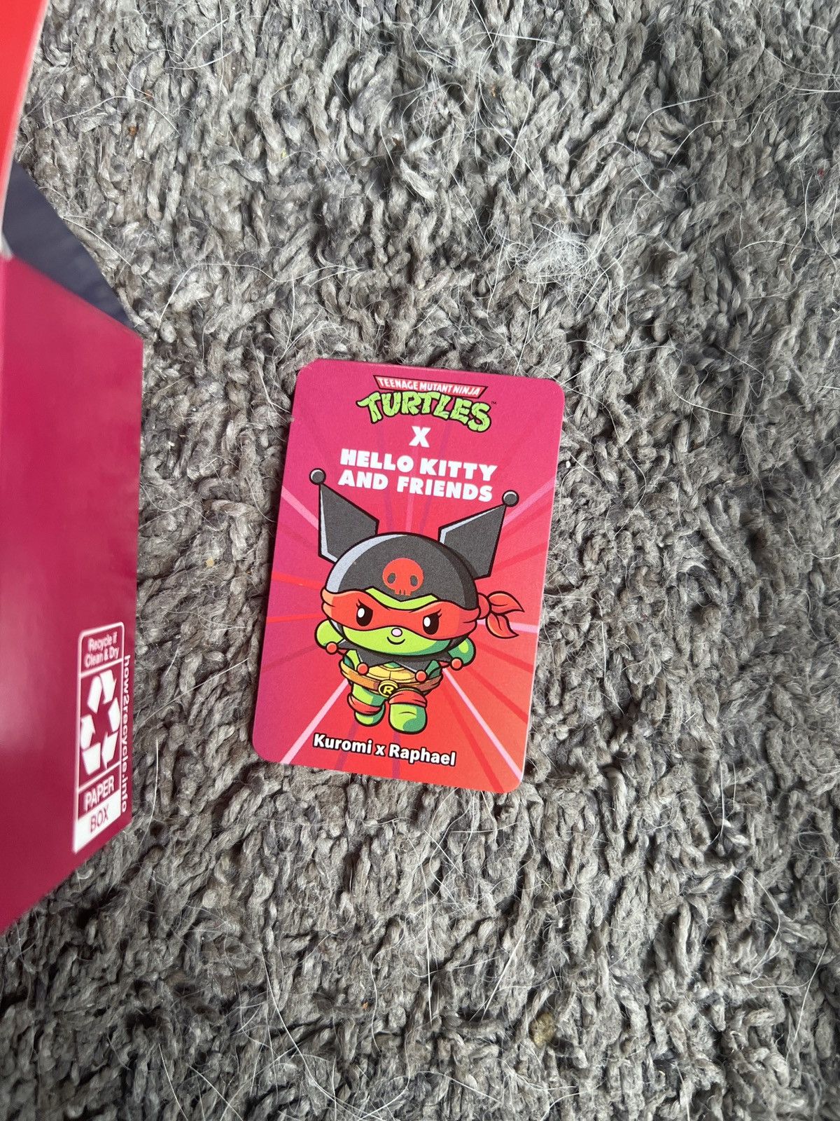 Nickelodeon TMNT X Hello Kitty And Friends Kuromi X Raphael Size ONE SIZE - 4 Thumbnail