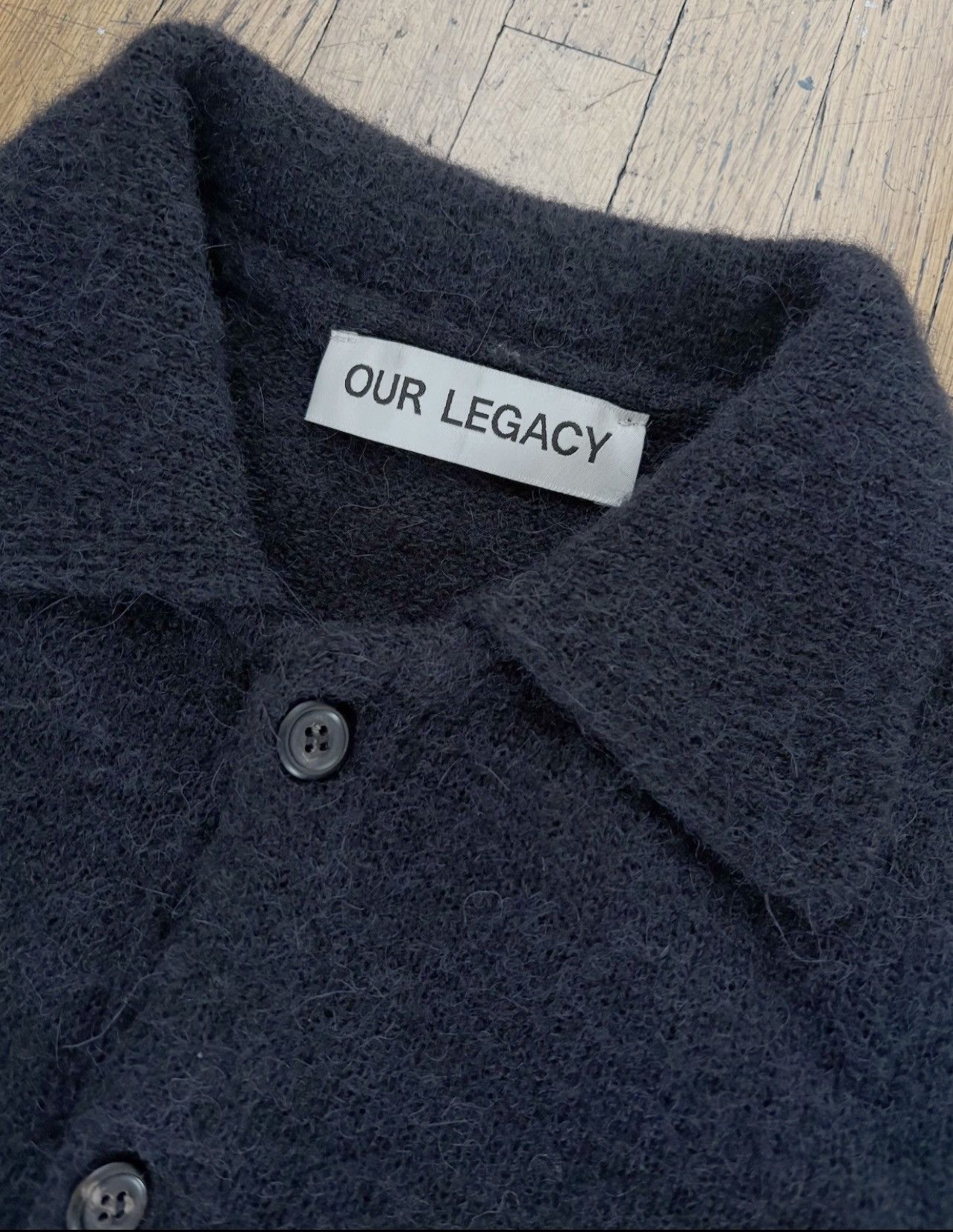 Our Legacy Our Legacy Evening Polo Cardigan Size US M / EU 48-50 / 2 - 2 Thumbnail