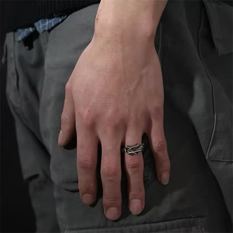 Japanese Brand × Jewelry Retro Branch Vine Pattern Ring Size ONE SIZE - 5 Thumbnail
