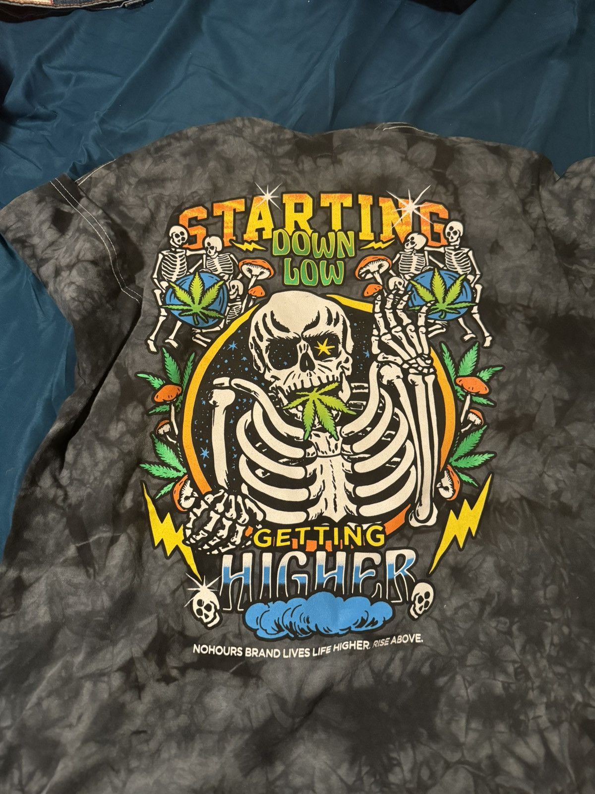 Other NO HOURS Grey skeleton shirt Size US L / EU 52-54 / 3 - 2 Thumbnail