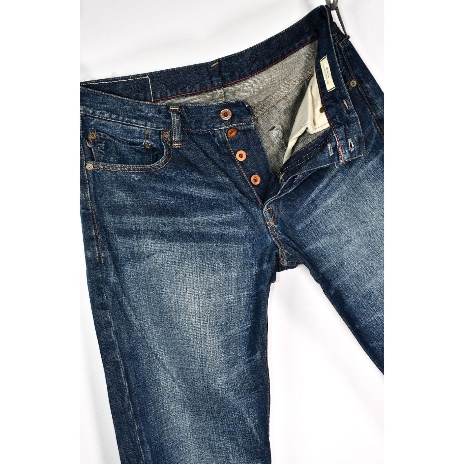 Polo Ralph Lauren POLO RALPH LAUREN MERCER SLIM STRAIGHT JEANS MEN W34 L32 BLUE 100% COTTON DENIM 5-POCKET INSEAM 32 Size US 34 / EU 50 - 6 Thumbnail