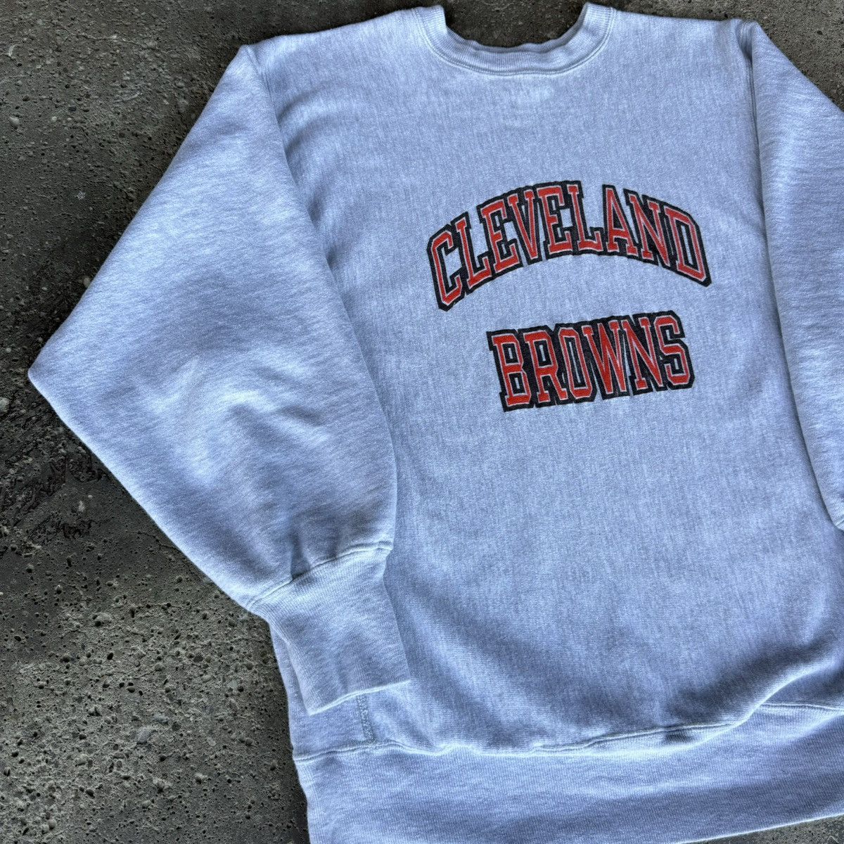 Champion × NFL × Vintage VINTAGE 80s CHAMPION CLEVELAND BROWNS NFL REVERSE WEAVE Size US XL / EU 56 / 4 - 3 Thumbnail