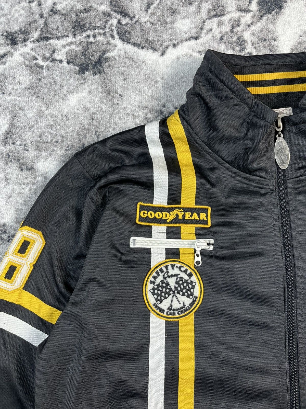 Other Goodyear Racing Jacket Black Yellow Motorsport Y2K Size US XXL / EU 58 / 5 - 6 Thumbnail