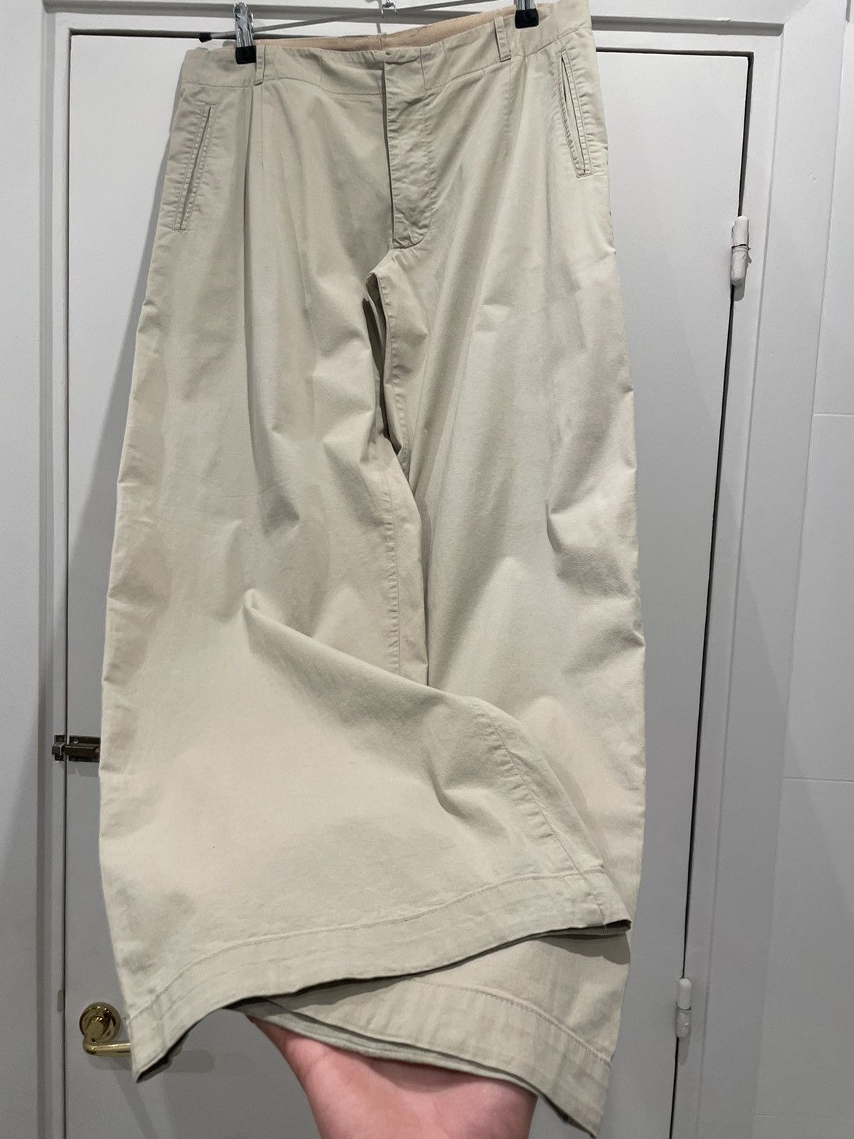 Dolce & Gabbana 2000s Wide Cotton Flight Pants Size US 32 / EU 48 - 2 Thumbnail