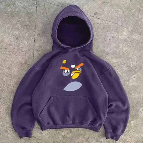 Other Norika x Yuko Purple Vintage Cartoon Bird Print Hoodie Size US L / EU 52-54 / 3 - 1 Thumbnail
