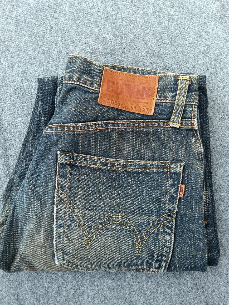 Edwin Edwin 505ZX Vintage Wide Leg Jeans with Selvedge. Size US 28 / EU 44 - 10 Thumbnail