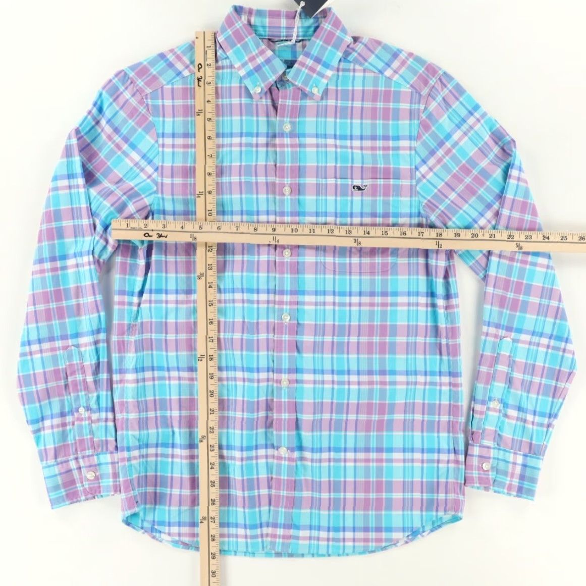 Vineyard Vines Vineyard Vines OTG Performance Nylon Plaid Button Down Shirt Men's S Size US S / EU 44-46 / 1 - 3 Thumbnail