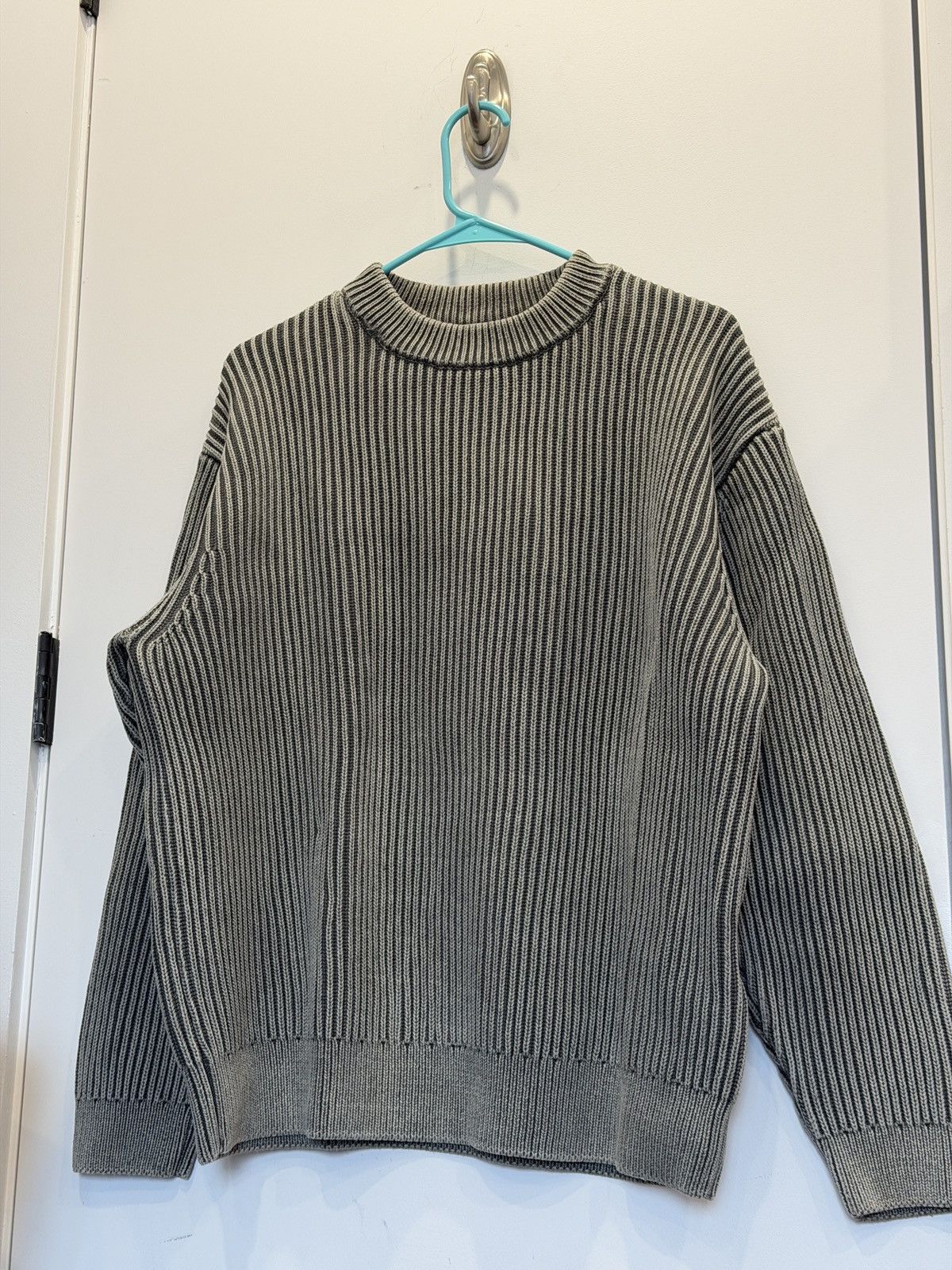 Kith Kith 101 Garment Dyed Meyer Knit Crewneck - Large | Grailed