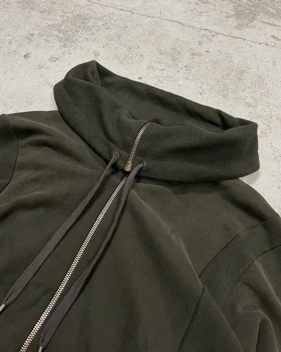 Yves Saint Laurent 2000s Yves Saint Laurent Khaki High Collar Zip-up Sweater Size US M / EU 48-50 / 2 - 7 Thumbnail