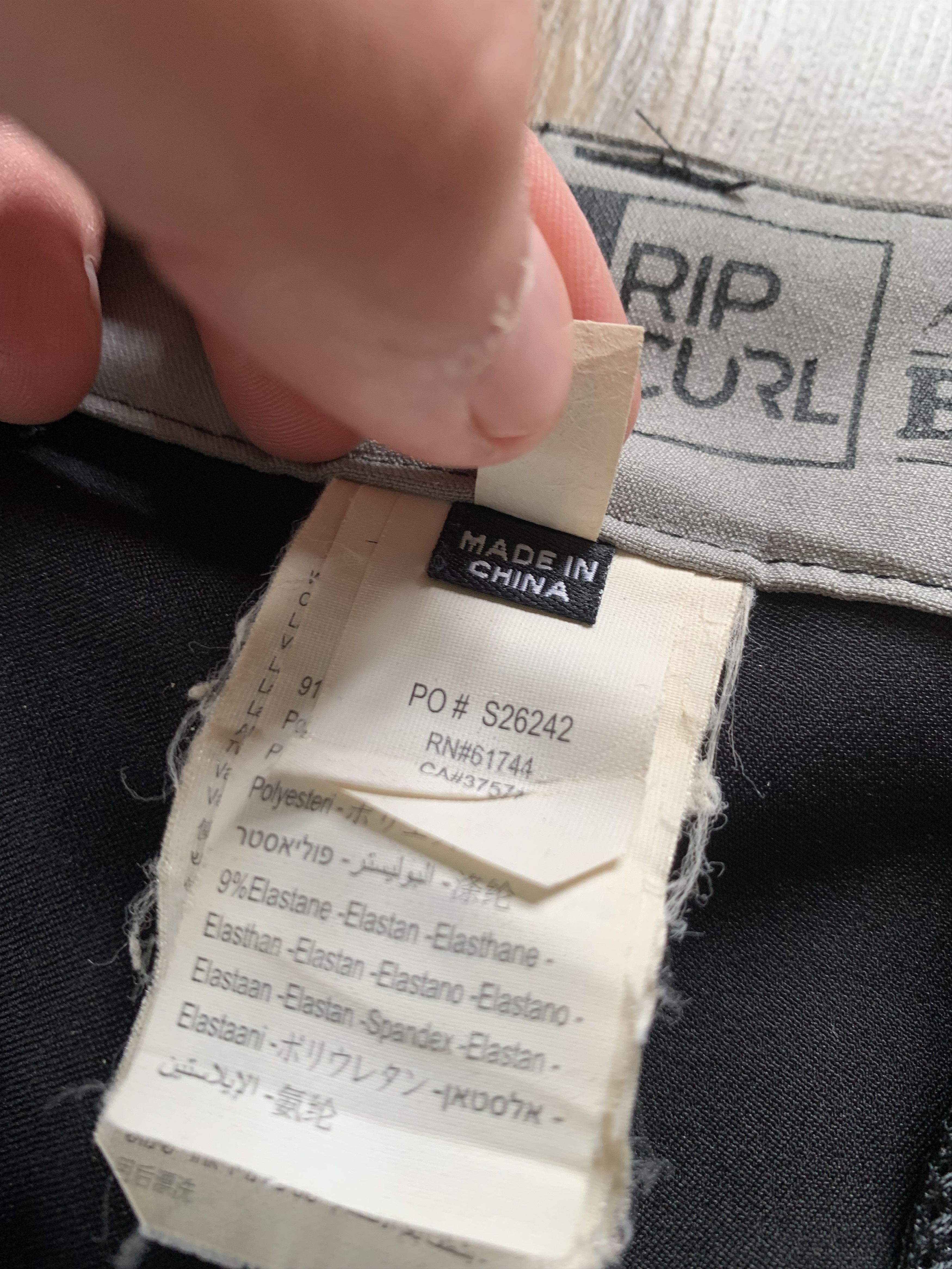 Rip Curl × Vintage Rip Curl Mirage Black Beach Swim Shorts Size US 31 - 7 Thumbnail