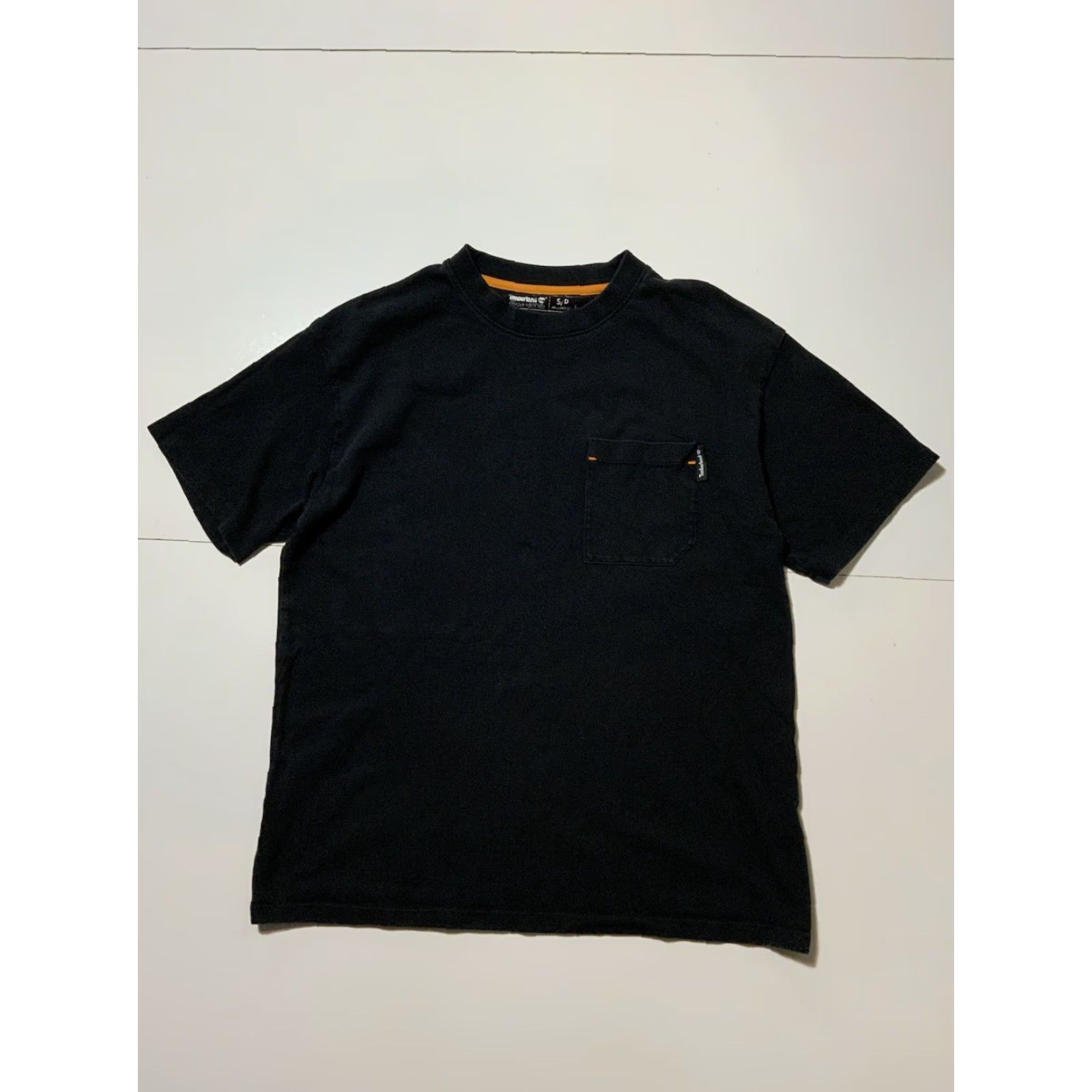 Timberland VINTAGE Timberland T-Shirt Boots Pocket Diagram Black Sz. S Mens Size US S / EU 44-46 / 1 - 2 Thumbnail