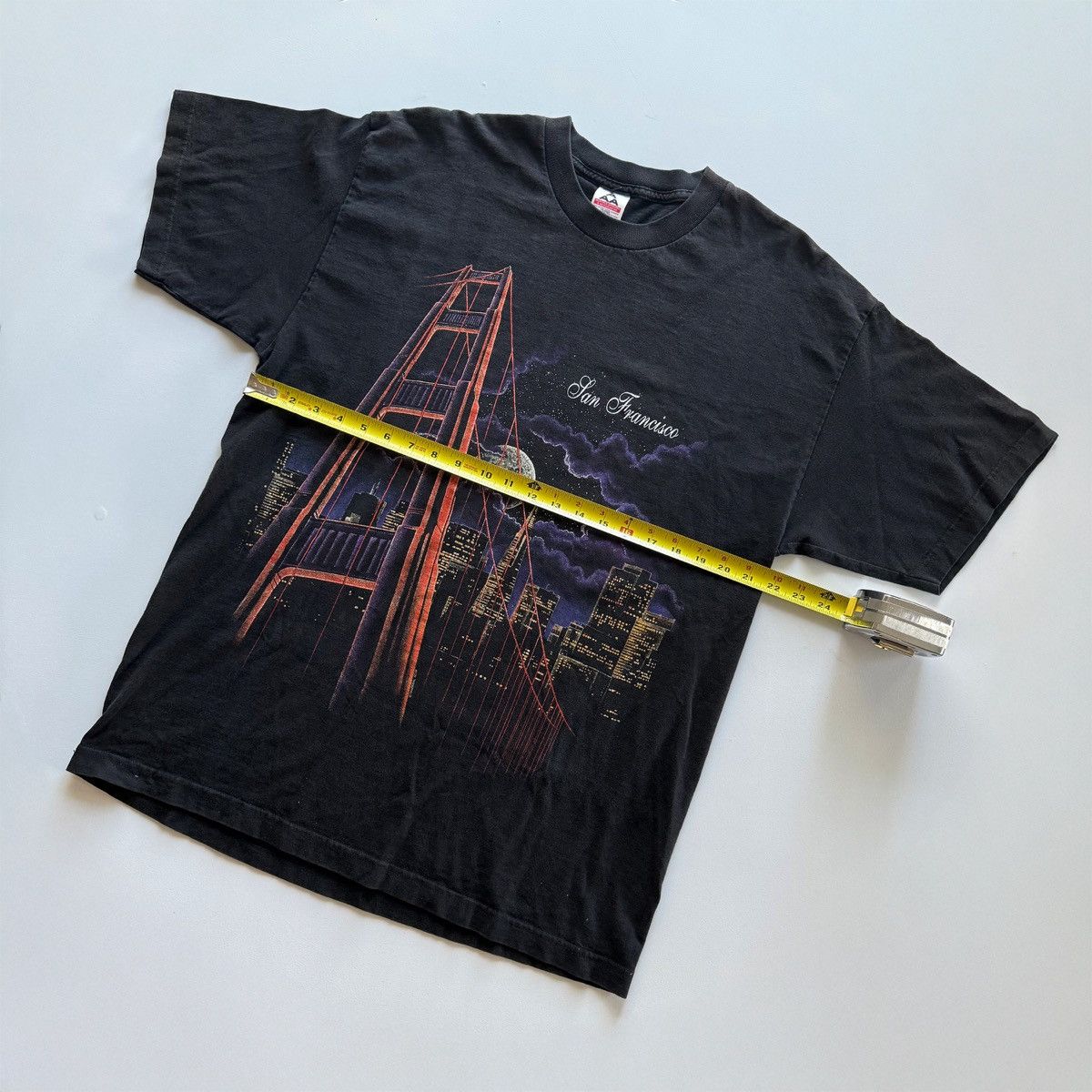 Vintage 1998 Vintage San Francisco Night Skyline Tee Size US XL / EU 56 / 4 - 8 Thumbnail