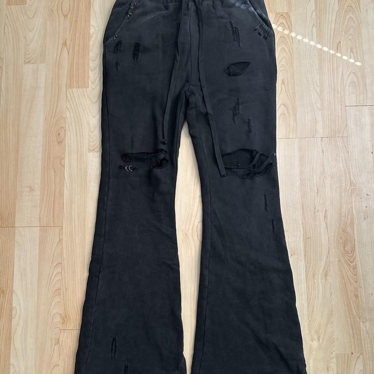Japanese Brand 44 pierced sweats Size US 29 - 1 Thumbnail