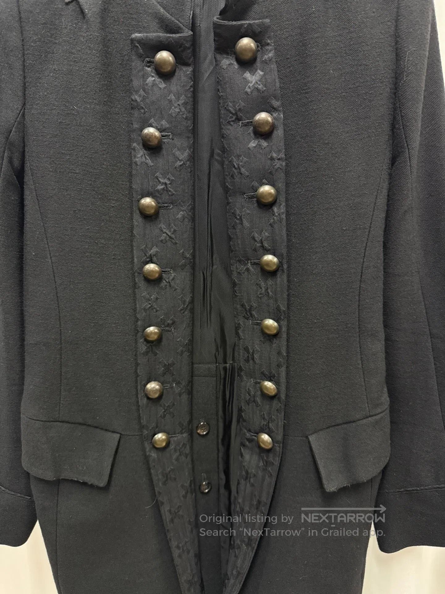 Ann Demeulemeester Ann Demeulemeester Court Napoleon Coat 34. Size XXS / US 00 / IT 34 - 5 Thumbnail