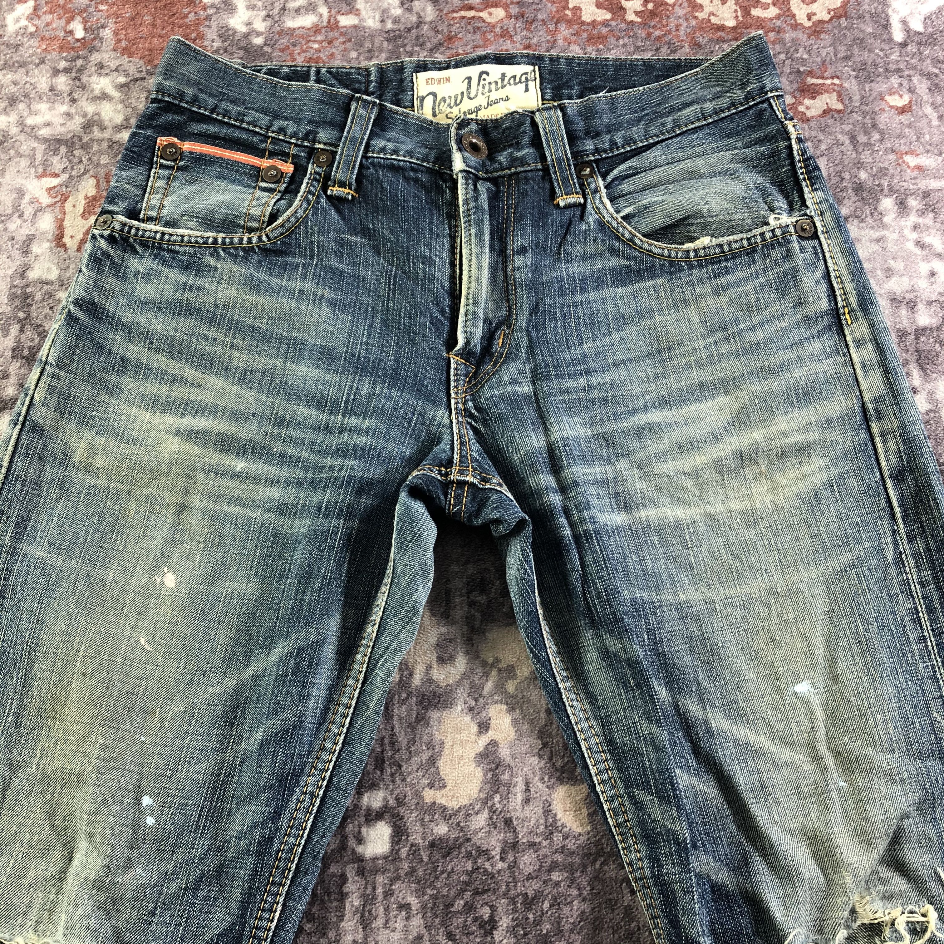 Edwin Vintage Edwin 503V Selvedge Jeans-JM3564 Size US 33 - 3 Thumbnail