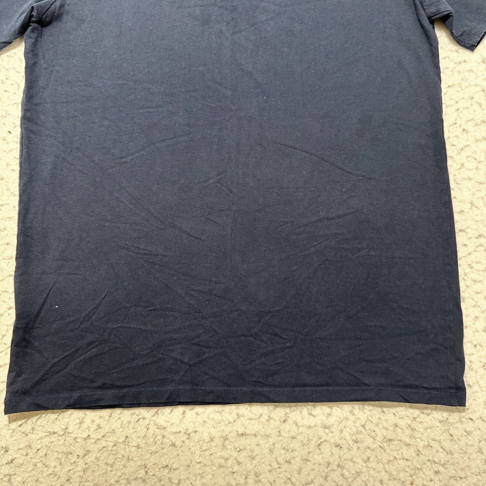 Nike Nike Large Athletic Cut Navy Graphic T Shirt Spellout Logo Size US L / EU 52-54 / 3 - 11 Thumbnail