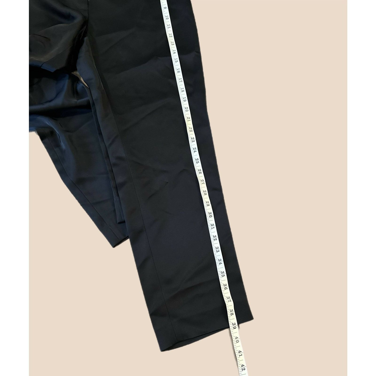 Lafayette 148 Lafayette 148 Clinton Black Ankle Dress Pants Size 6 Size 28" / US 6 / IT 42 - 9 Thumbnail
