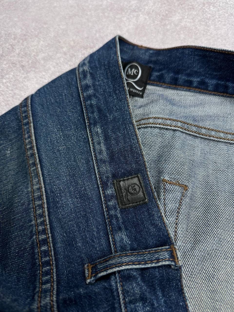 Alexander McQueen Vintage Alexander McQueen Distressed Flared Jeans 36 Size US 36 / EU 52 - 8 Thumbnail