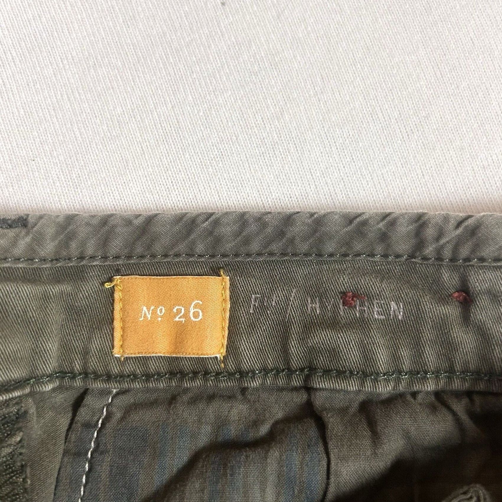 Anthropologie Anthropologie Pilcro And The Letterpres Ankle Pants Womens 26 Green Hyphen Fit Pants Regular Skinny Inseam 28 in Pockets Stretch Size 26" / US 2 / IT 38 - 4 Thumbnail