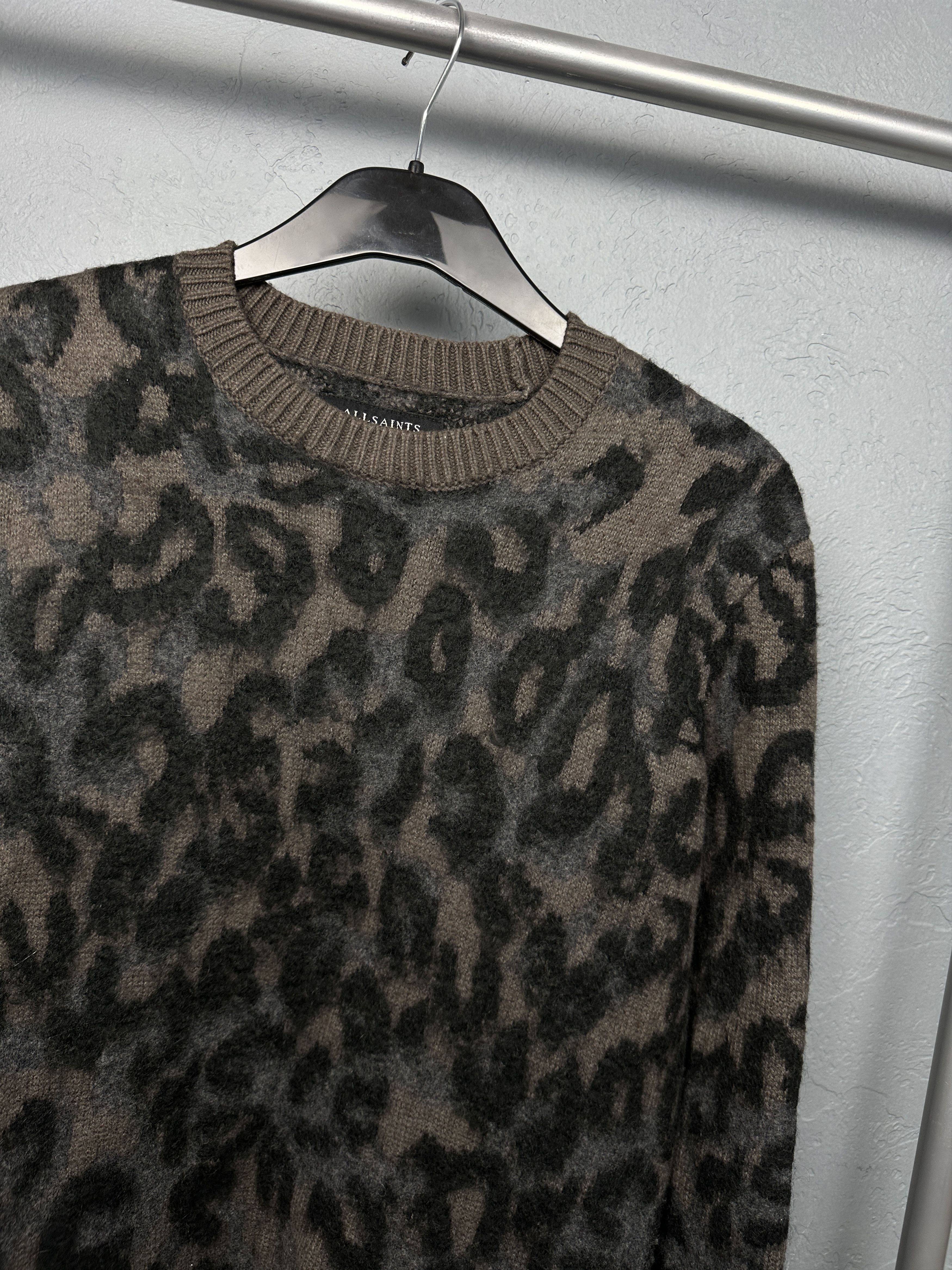 Allsaints Allsaints Mens Apex Crew Neck Wool Knit Sweater Size US S / EU 44-46 / 1 - 2 Thumbnail
