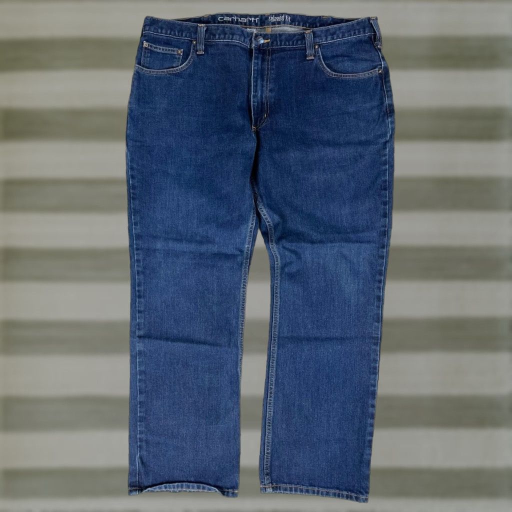 Carhartt Carhartt Jeans Force Extremes Relaxed Fit 40x30 Mens Jeans Blue Denim Size 40x30 Tapered Leg Regular Rise Mid 10-12in XS? Size US 40 / EU 56 - 1 Thumbnail