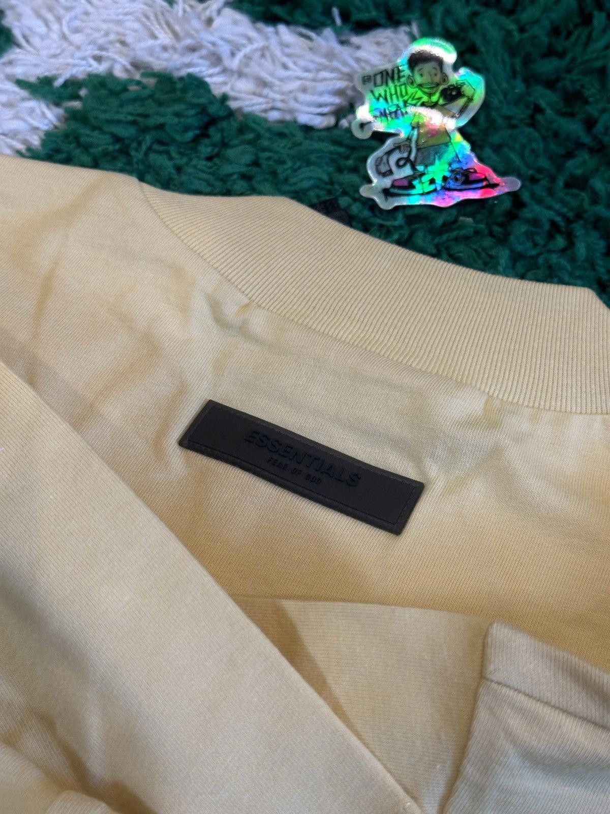 Fear of God Fear of God Essentials L/S Tee Canary Size Medium Size US M / EU 48-50 / 2 - 9 Thumbnail