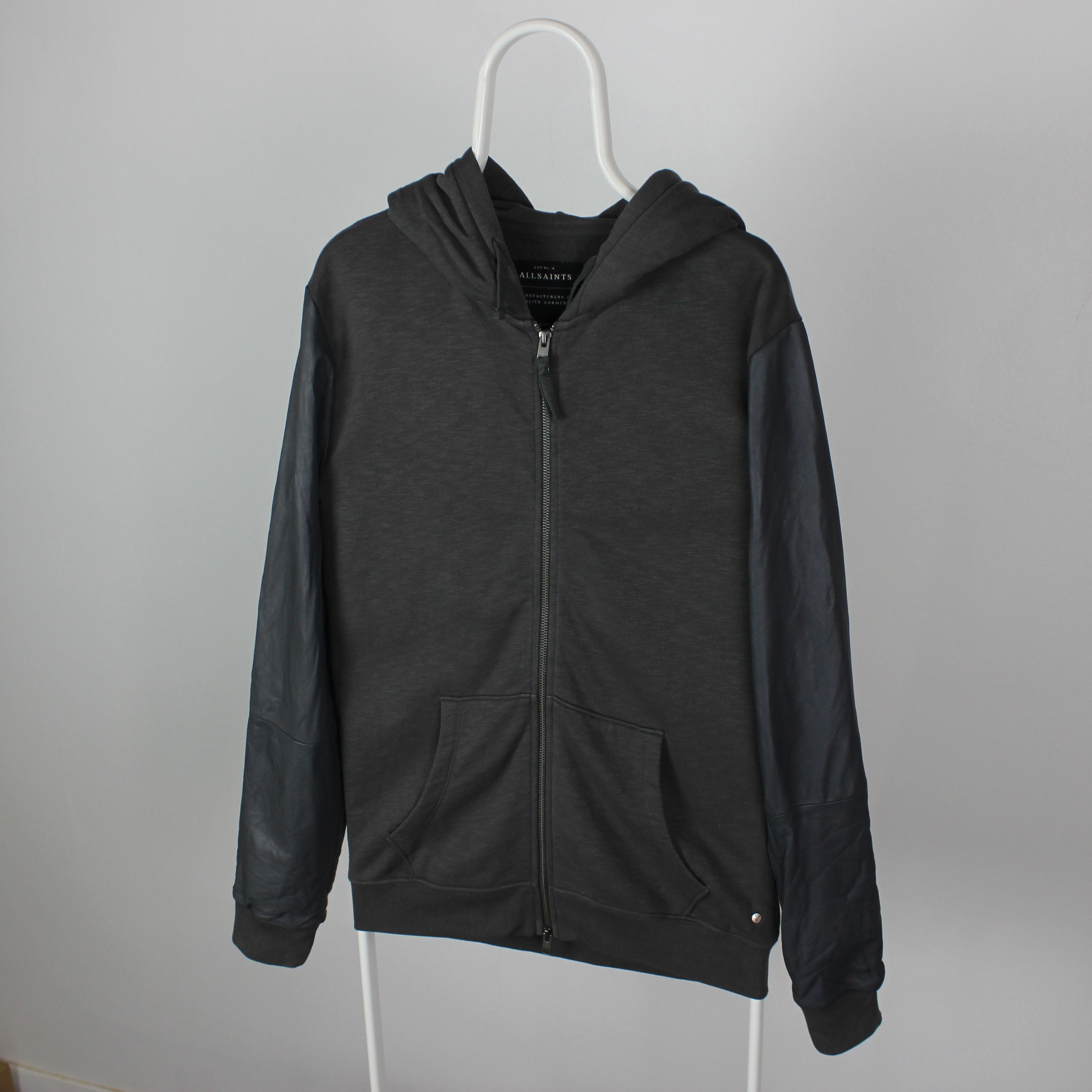 Allsaints allsaints lycan zip hoody men L Gray black Size US L / EU 52-54 / 3 - 1 Thumbnail