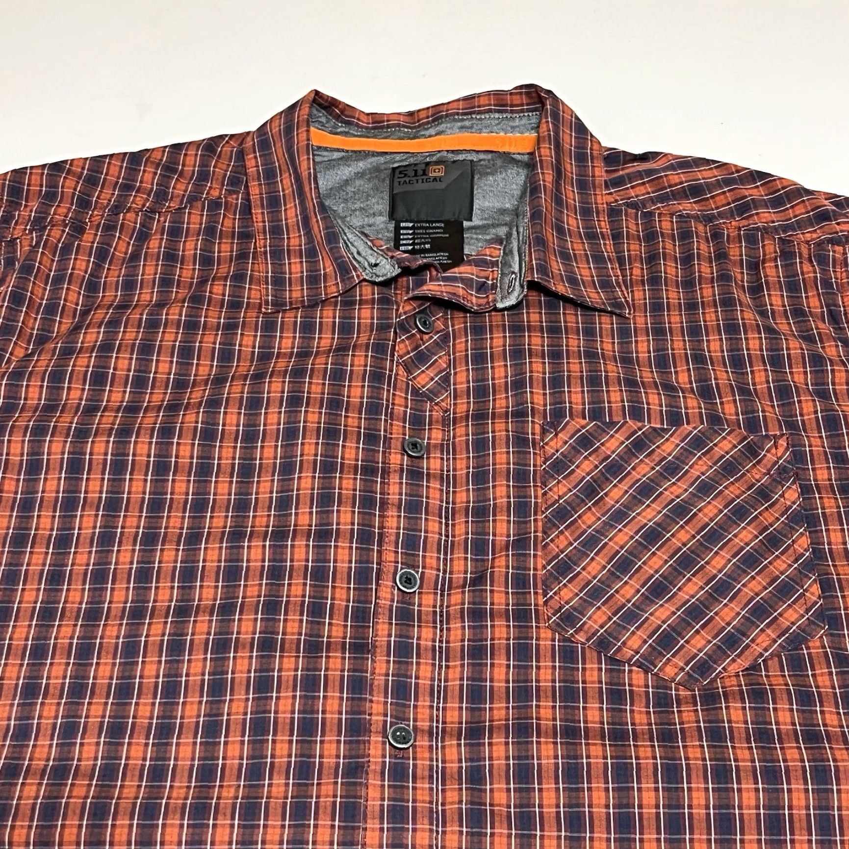 Vintage 511 Tactical Plaid Shirt Covert Flex Long Sleeve Snap Mens XL Red Size US XL / EU 56 / 4 - 2 Thumbnail