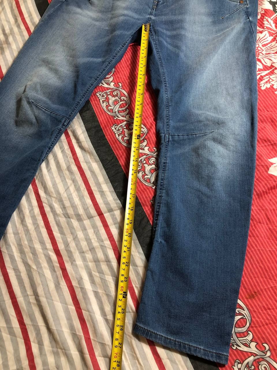 Diesel × Vintage Vintage Y2K Diesel Washed Distressed Denim Jeans Slim Size US 31 - 15 Thumbnail