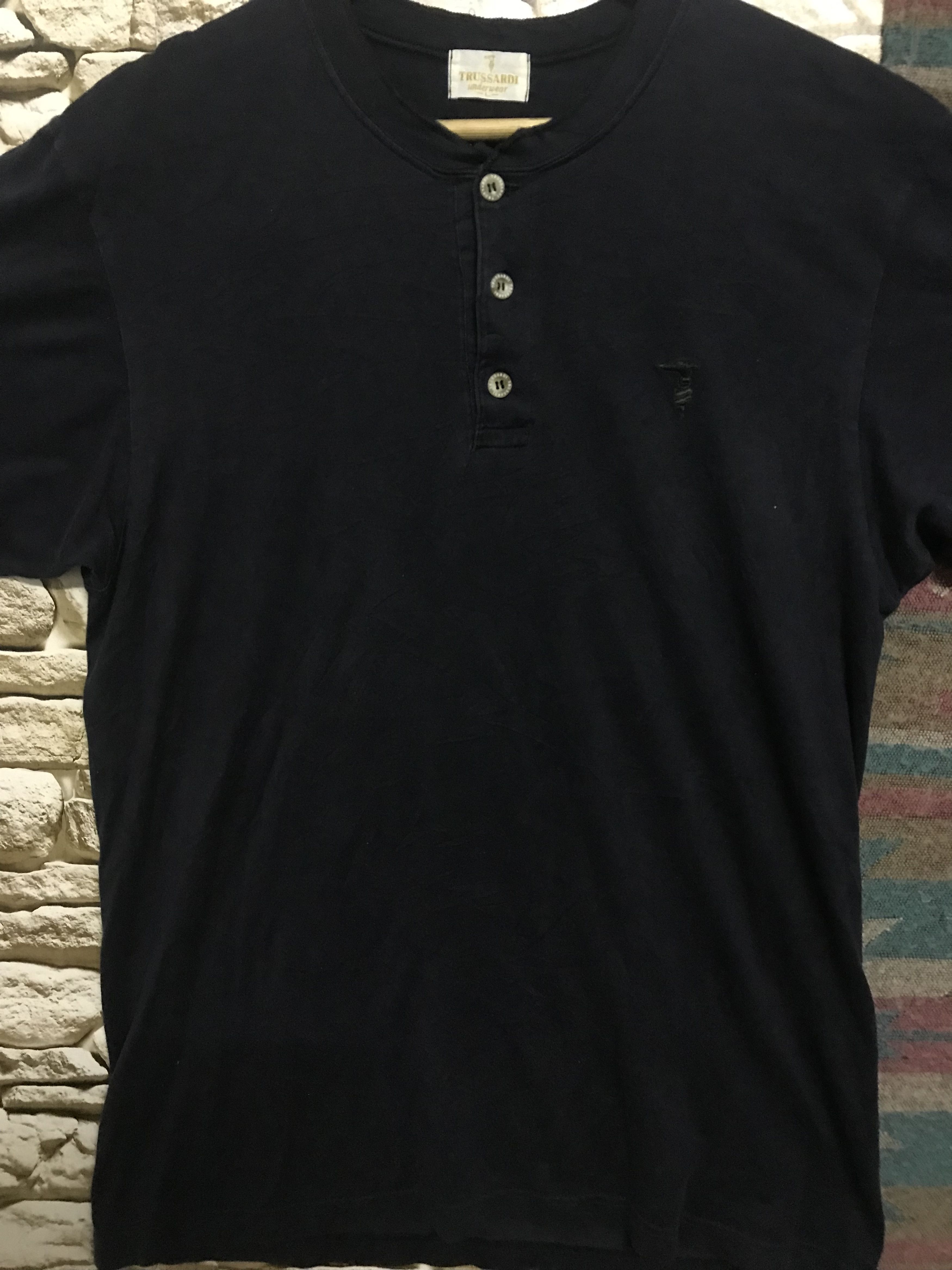 Trussardi Trussardi Underwaer Henley Tees Size US L / EU 52-54 / 3 - 3 Thumbnail