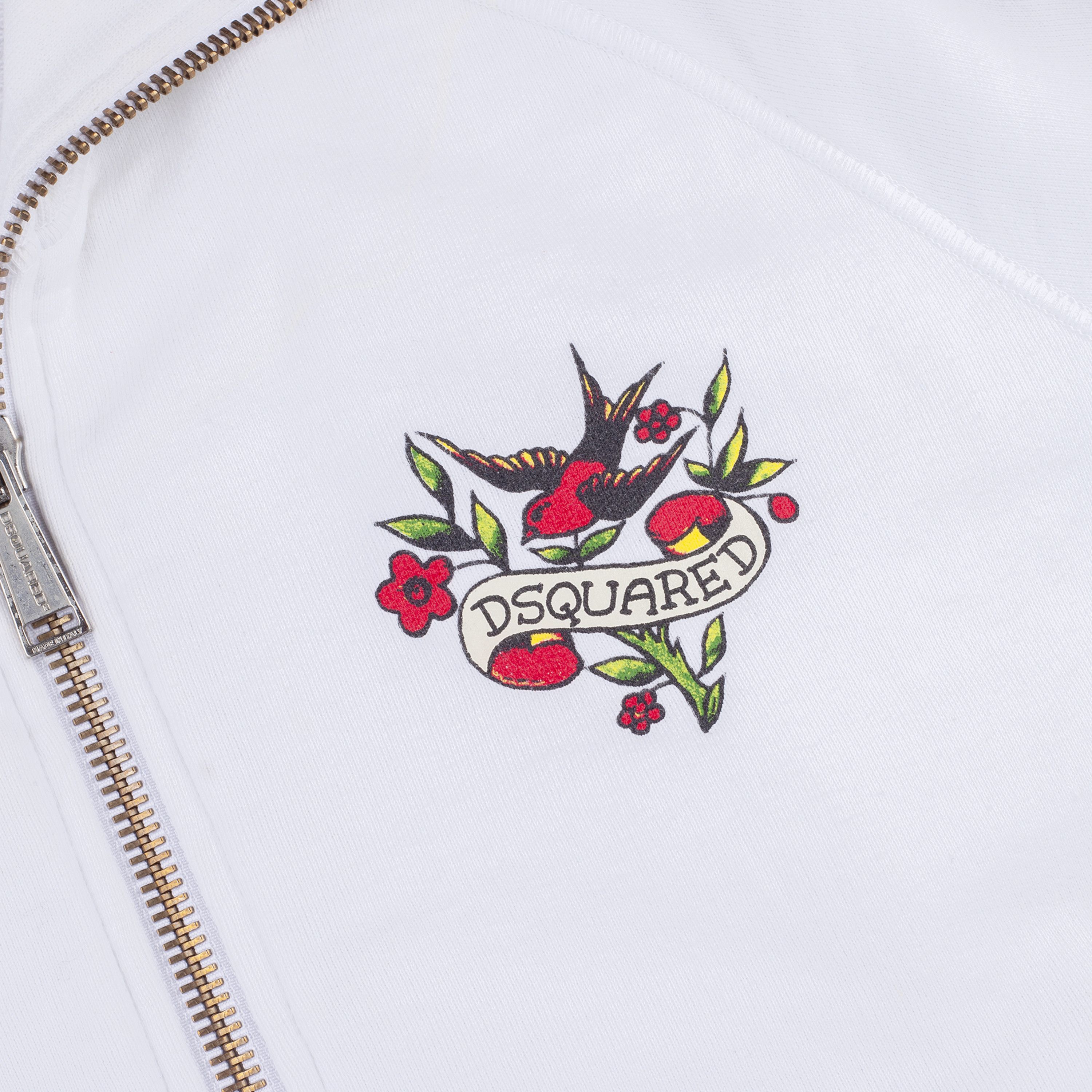 Dsquared2 DSQUARED2 Whykiki When You Kankuku Aloha White Jacket Size US M / EU 48-50 / 2 - 4 Thumbnail