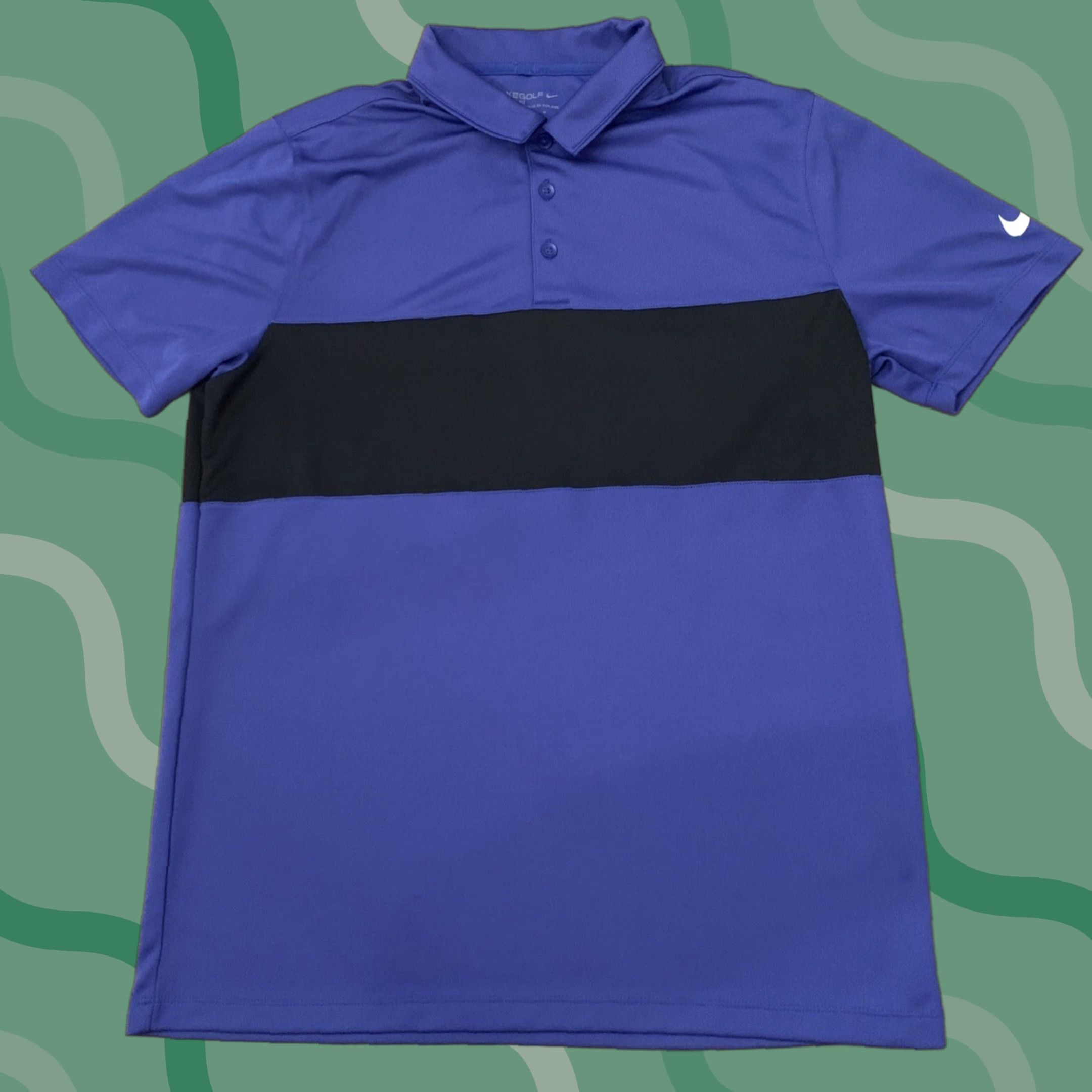 Nike NIKE GOLF Dri Fit Standard Fit White Swoosh Polo SHIRT Mens M Size US M / EU 48-50 / 2 - 1 Thumbnail