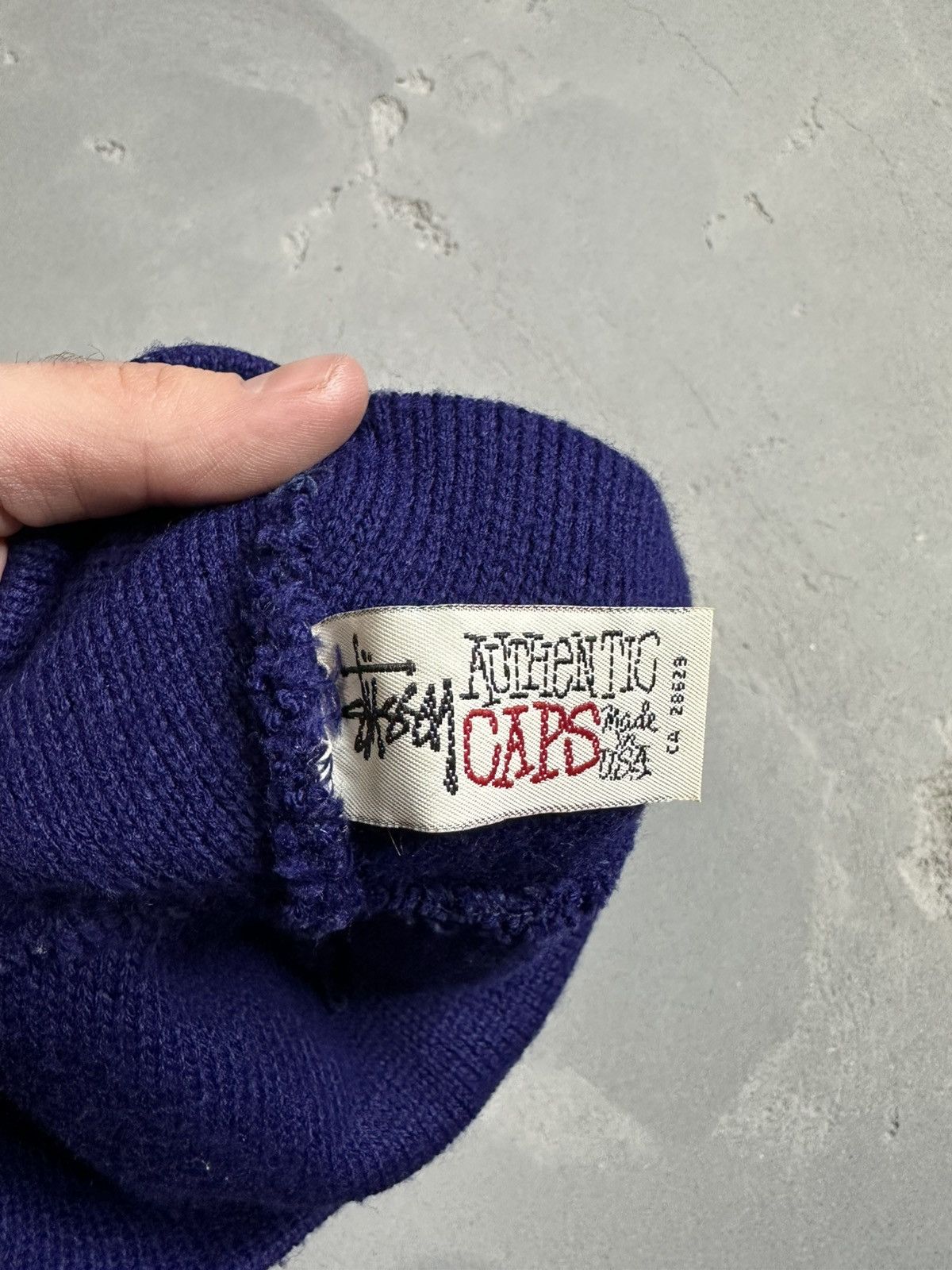 Stussy 90s Stussy hat beanie USA 🇺🇸 embroidered logo Size ONE SIZE - 2 Thumbnail
