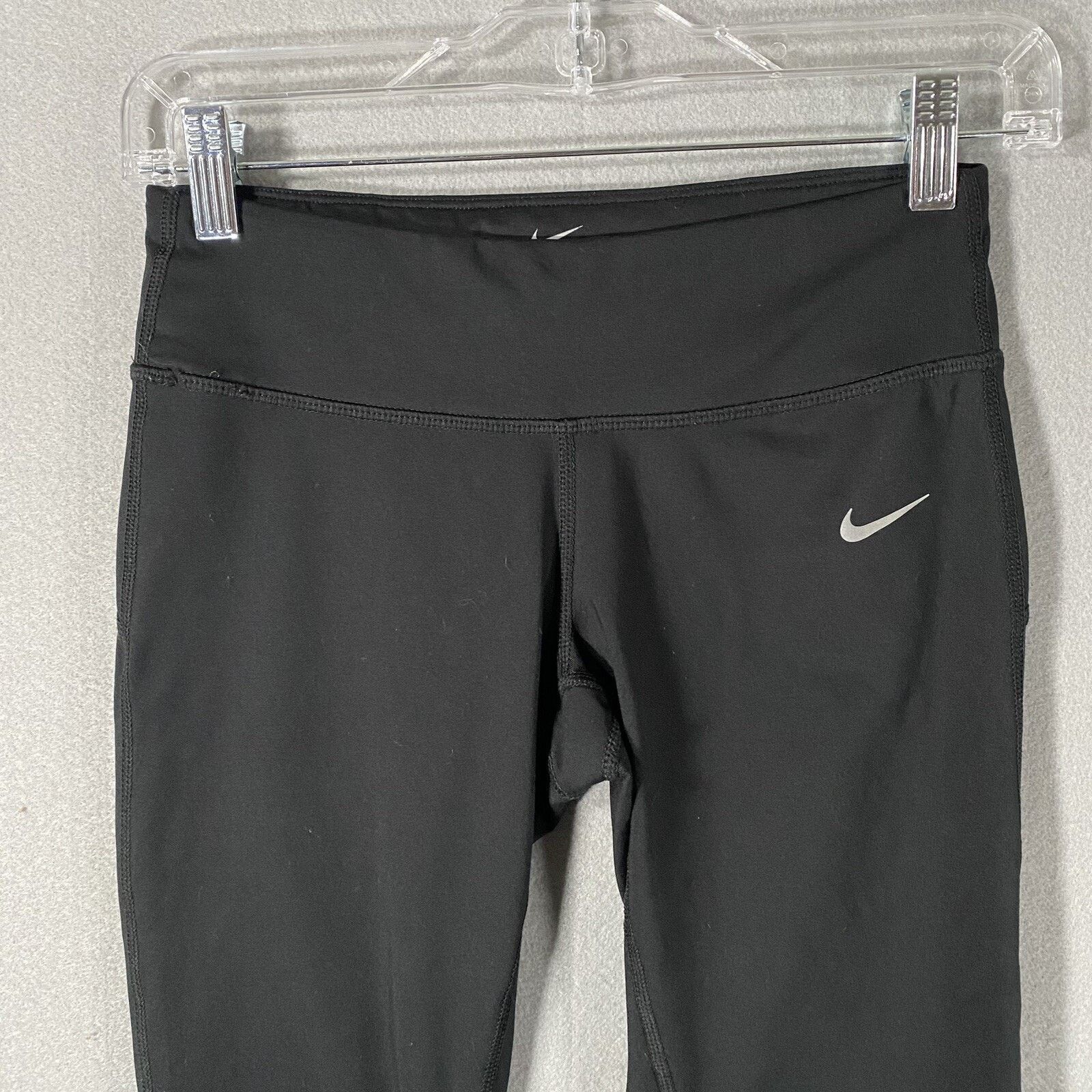 Nike Nike Running Athletic Gym Crop Leggings Pants Womans Small Size 26" / US 2 / IT 38 - 2 Thumbnail