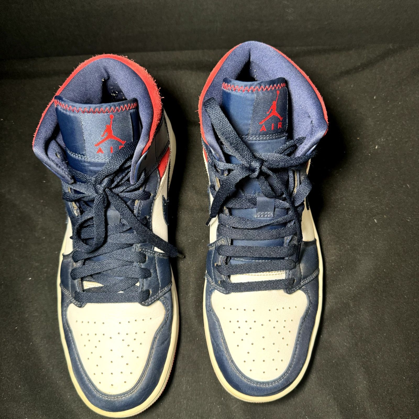 Jordan Brand × Nike Nike Air Jordan 1 Mid SE Olympic Men's Shoes - Size 9.5 Size US 9.5 / EU 42-43 - 4 Thumbnail