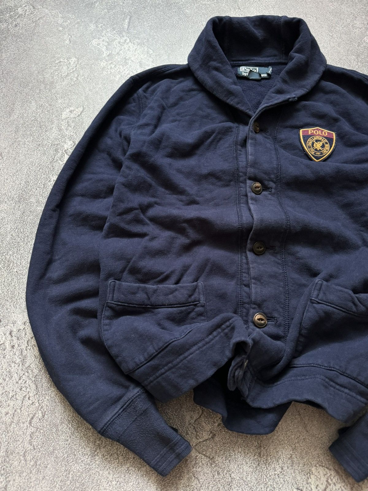 Polo Ralph Lauren × Vintage Polo Ralph Lauren S button up cardigan sweatshirt knitwear Size US S / EU 44-46 / 1 - 4 Thumbnail
