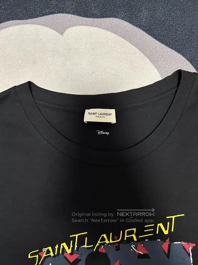 Saint Laurent Paris Saint Laurent Paris Short-sleeve T-shirt with classic Disn Size US L / EU 52-54 / 3 - 3 Thumbnail