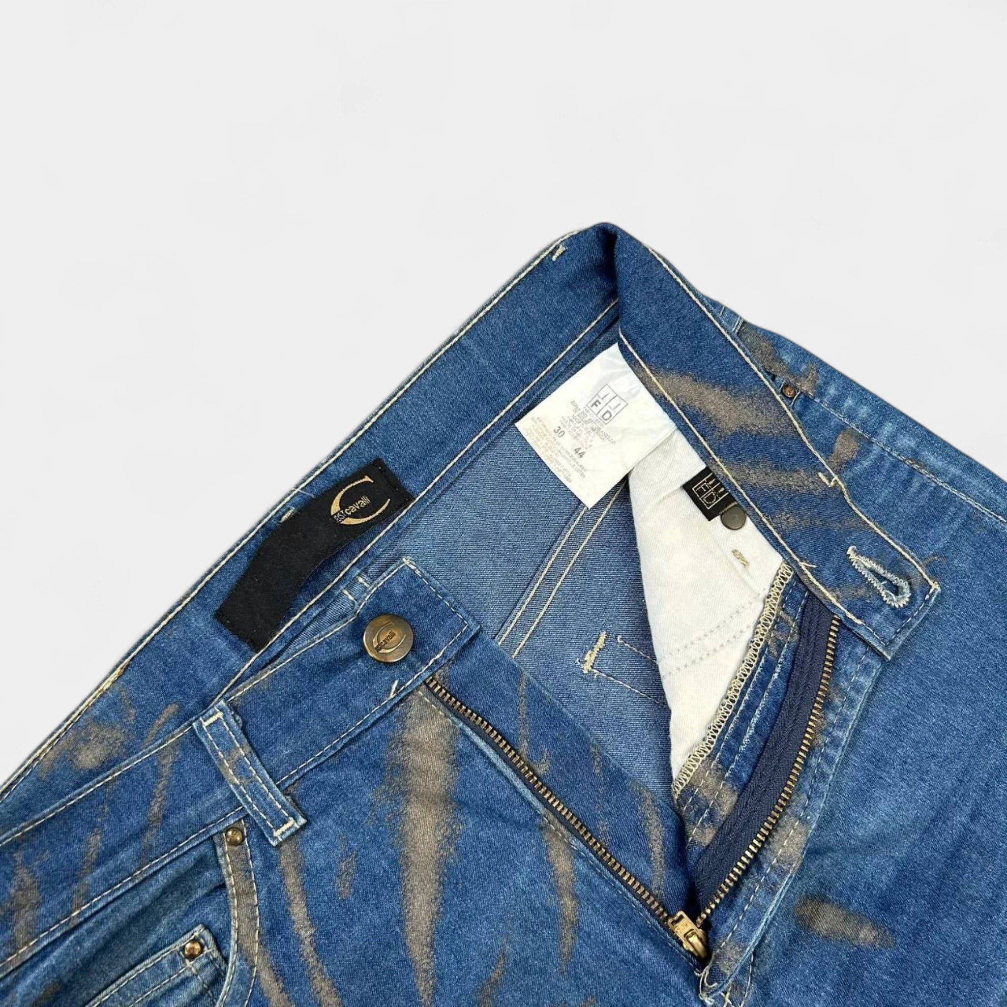 Just Cavalli Just Cavalli Gold Denim Jeans Size US 30 / EU 46 - 3 Thumbnail