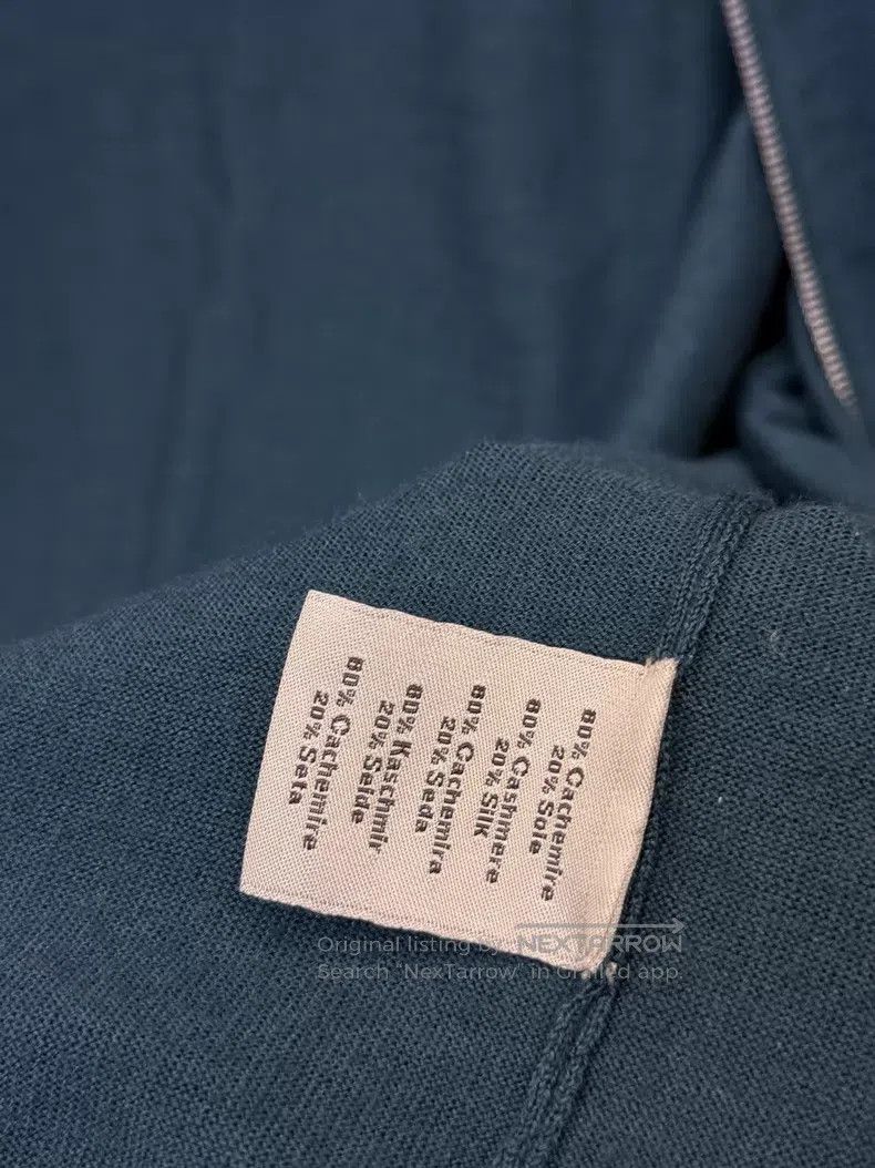 Hermes Hermes Cashmere and mulberry silk men's zip-up knitted car Size US L / EU 52-54 / 3 - 3 Thumbnail