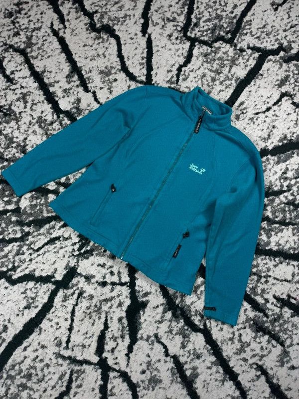 Jack Wolfskin Jack Wolfskin zip fleece blue L logo Size L / US 10 / IT 46 - 2 Thumbnail