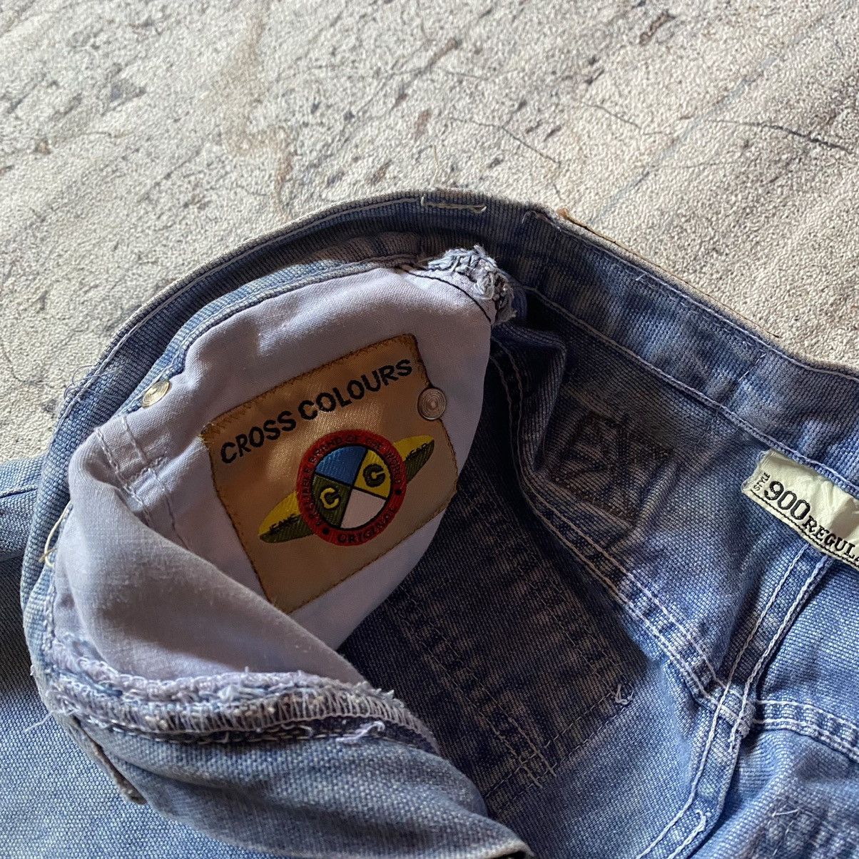 Cross Colours Vintage 90s Cross Colours Jeans Size US 27 - 13 Thumbnail