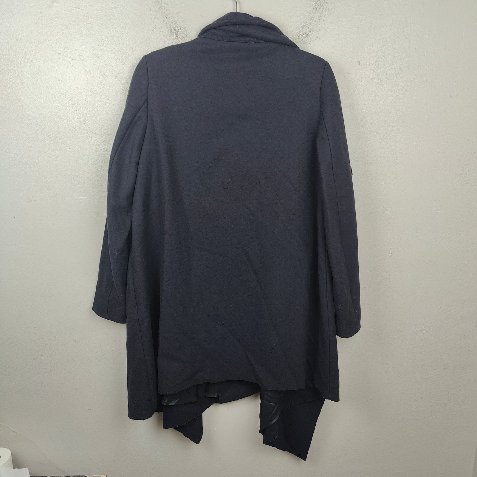 Allsaints AllSaints City Monument Coat Womens 8 Black Wool Blend Size M / US 6-8 / IT 42-44 - 2 Thumbnail