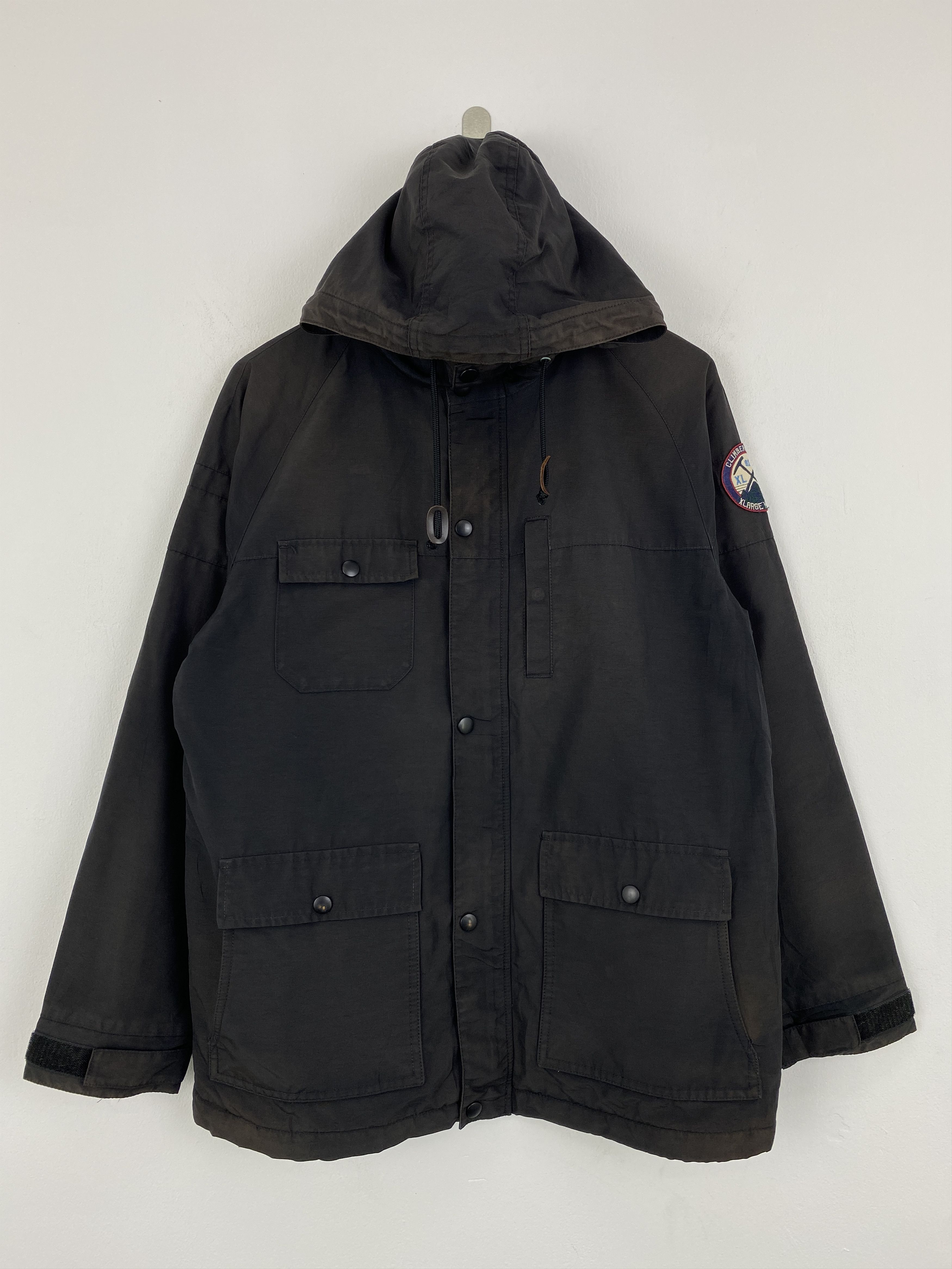 Xlarge Vintage X-Large Multi Pocket Faded Jacket With Hoodie J2047 Size US L / EU 52-54 / 3 - 1 Thumbnail