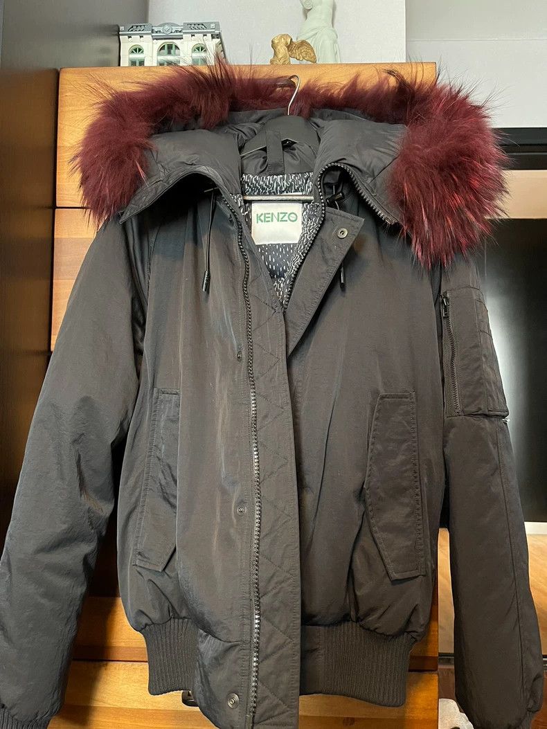 Kenzo KENZO A fur hat and a down jacket Size S / US 4 / IT 40 - 1 Thumbnail