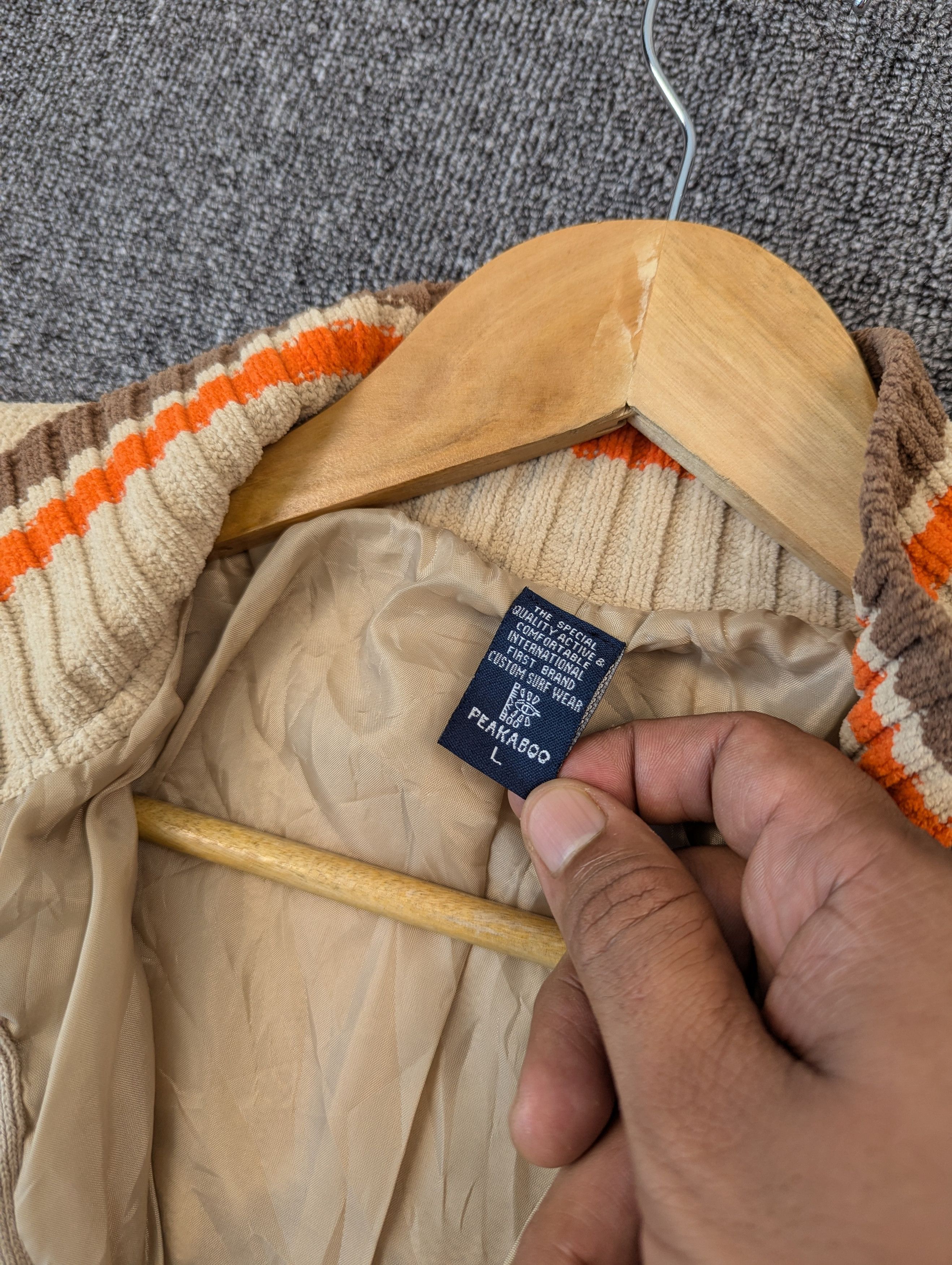 Other Vintage Peakaboo Surf Hawaii Knit Zipper Sweater Jacket Size US L / EU 52-54 / 3 - 6 Thumbnail