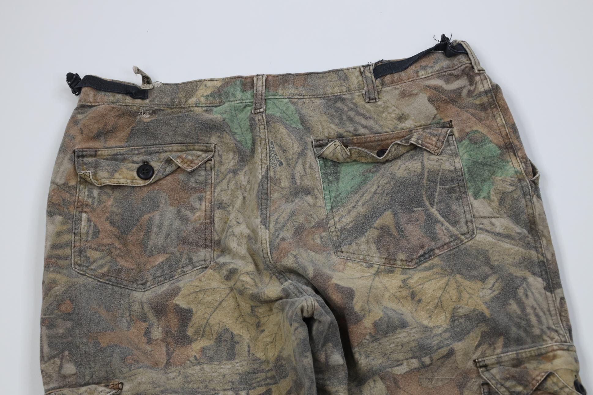 Vintage Vintage 90s Streetwear Chamois Wide Leg Cargo Pants Size US 36 / EU 52 - 10 Thumbnail