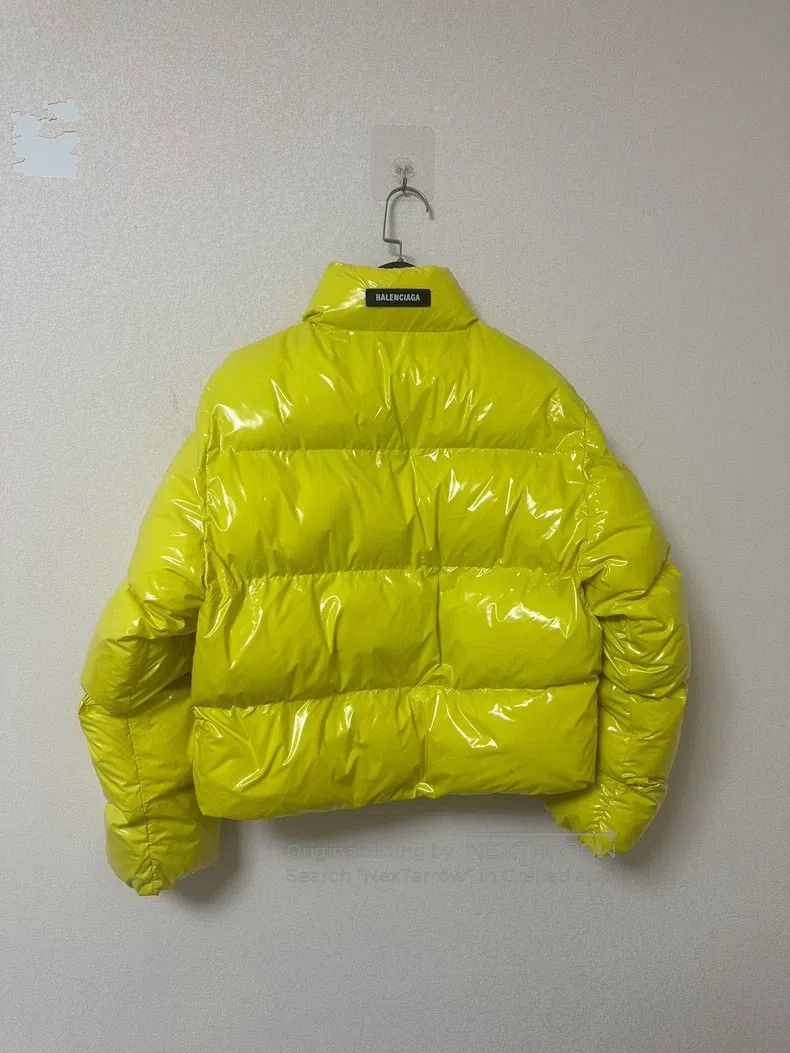 Balenciaga Balenciaga Bright Yellow Slim Fit Down Jacket Size L / US 10 / IT 46 - 2 Thumbnail