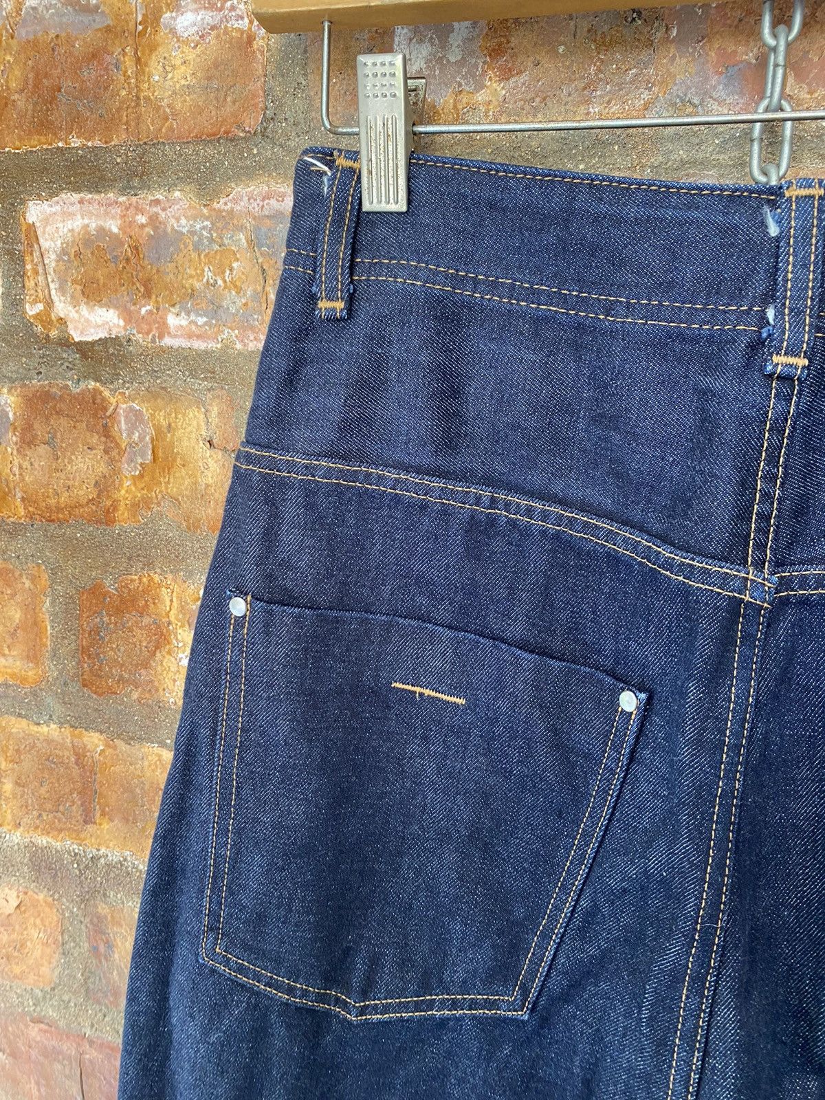 Vtg Zucca by Issey Miyake Baggy Wide Leg half selvedge pants