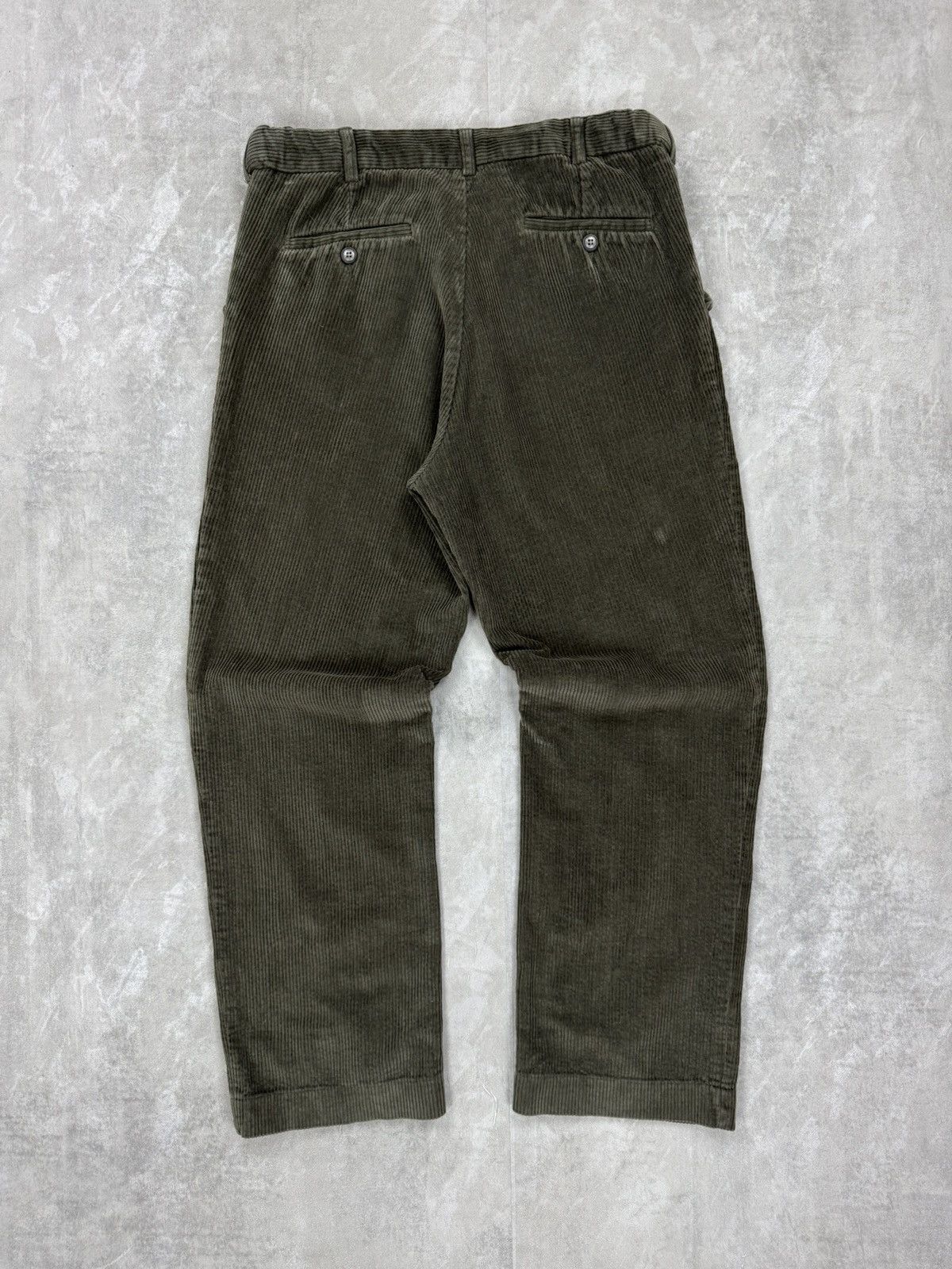 Other Skopes Khaki Corduroy pants flat front Mens velvet trousers Size US 36 / EU 52 - 4 Thumbnail