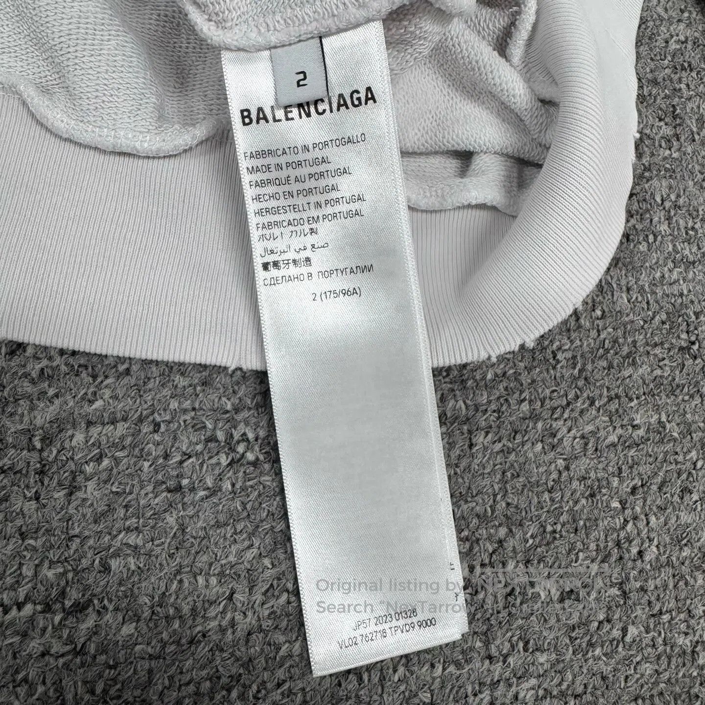 Balenciaga Balenciaga Iron ring rivet and nut; Curved hoodie| Size US M / EU 48-50 / 2 - 7 Thumbnail